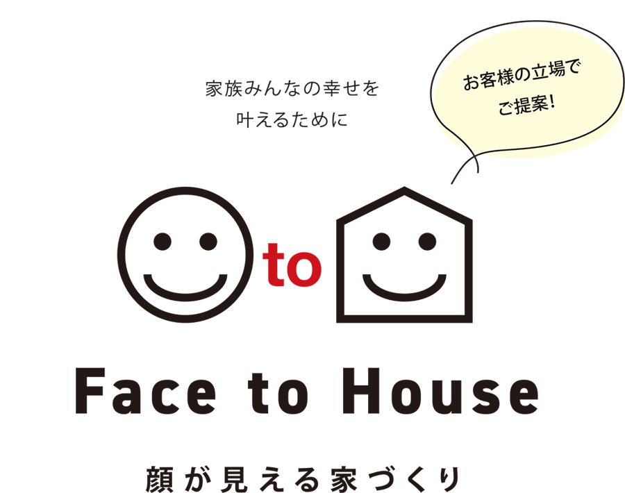 face to house